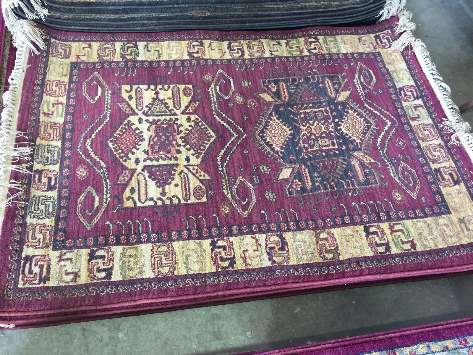 Rugs Area Rugs NEW! Shaw Antiquities Rug Caucasian Brick 3' 10" x 6' eBay