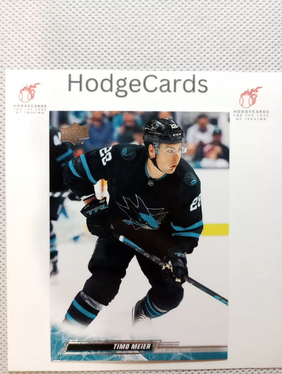2022-23 Upper Deck #147 Timo Meier - San Jose Sharks BASE HOCKEY CARD QTY