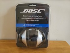 Bose TP-1A TriPort Ear-Cup Around Ear Headphones - Silver / Black - Retro *