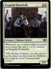 Vengeful Townsfolk C Outlaws of Thunder Junction 37 LP