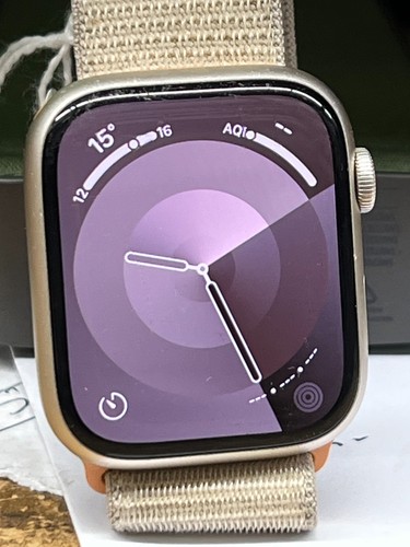 Apple Watch Series 9 45mm (GPS + Cellular) Aluminium - Model : Mrma3zp/a / a2984 - Photo 17 sur 18