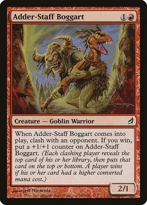 Adder-Staff Boggart Foil Lorwyn 148 NM MTG