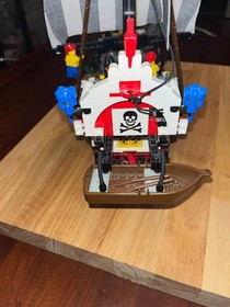 Lego Pirates 1993 Skull's Eye Schooner Set 6286, Missing 1 Piece, Manual Include