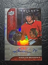 2020-21 Upper Deck Trilogy Nicolas Beaudin Rookie Renditions Auto  /35