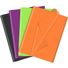 120 Sheets Halloween Tissue Paper for Gift Wrapping, 4 Colors Halloween Wrapp...