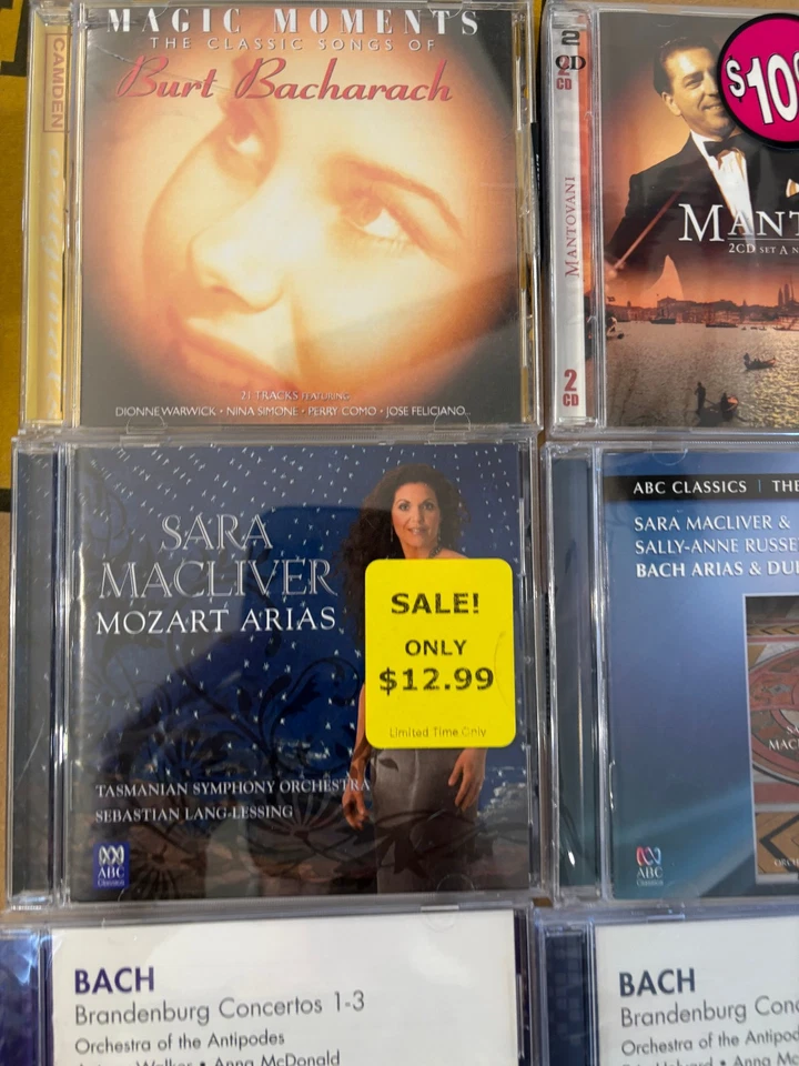 Bach cd mixed lot x 6 brand new sealed sara macliver , bach mantovani, magic mom - Image 2 of 4
