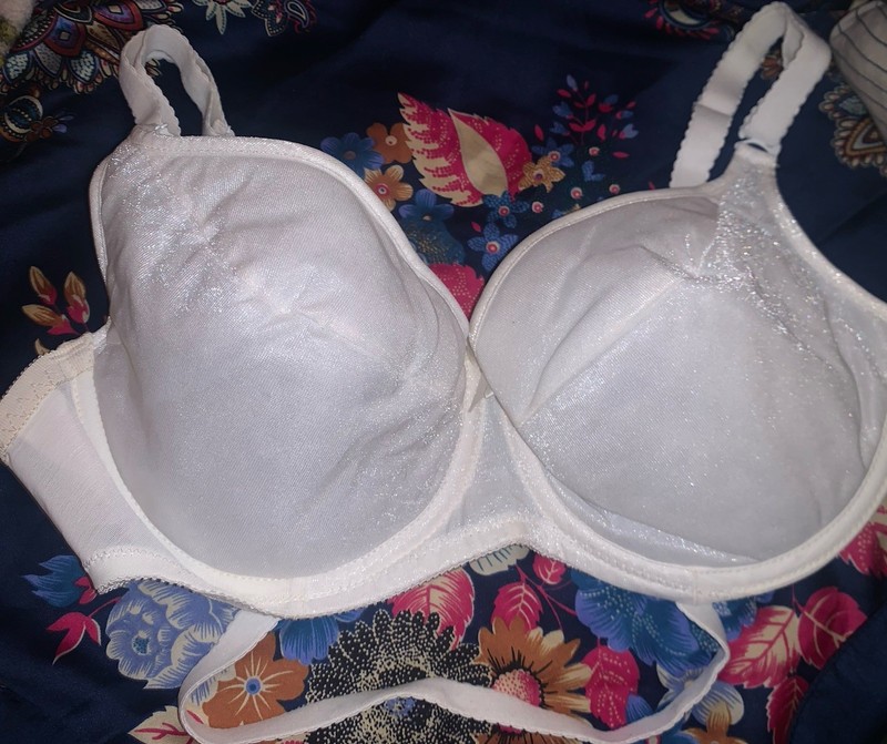 NOS Vintage Lady Marlene Wrap Around Low Back Lace Bra Nylon Size 34D