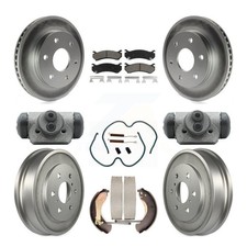 Transit Auto KGC-102102 Brake Disc and Pad Kit Front & Rear for Chevy Chevrolet