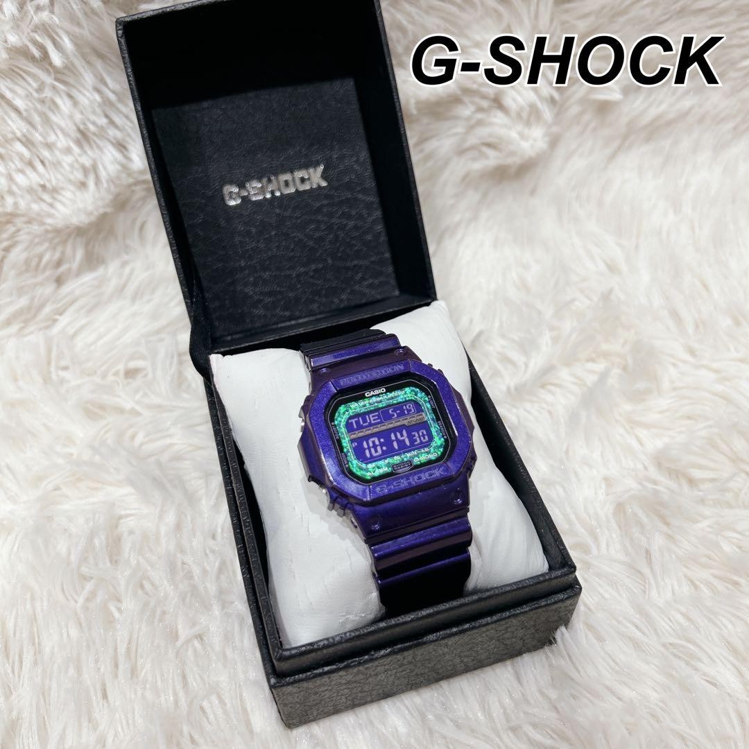 G-SHOCK GLS 5600-KL-6 パープル カシオCASIO 値下げ Casio G SHOCK GLS 5600KL Unisex Square Watch Purple Quartz Rare