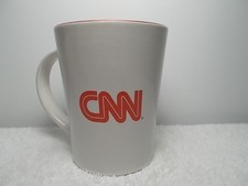 CNN New Day White & Red Logo Ceramic Coffee Tea Cup Mug