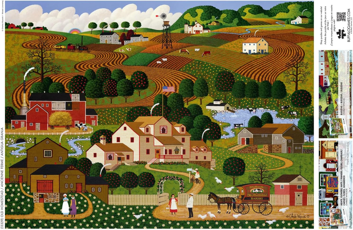 Buffalo Games Puzzle 'All Burned Out' – 1000 Teile, Charles Wysocki, 67,9 X 50,2 Cm