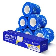 Cohesive Bandage 2  x 5 Yards, 6 Rolls, Self Adherent Wrap Medical Tape, Adhe...