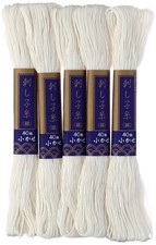 Sashiko thread 40m col.2 5x1 white