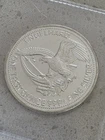 1985 Englehard American Prospector Coin With Gold Chunk - 1 Troy Oz Fine Silver