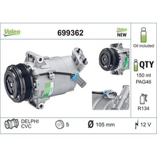 Kompressor Klimaanlage VALEO 699362 für Opel Astra H Caravan Zafira B G