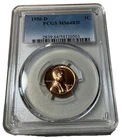 1956-D Lincoln Wheat Small Cent Copper PCGS MS64RD Uncirculated Denver