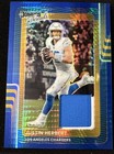 2025 Donruss Optic Justin Herbert Blue Hyper (RAW)