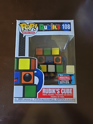 Funko Pop Rubik’s Cube #108 Retro Toys 2022 Fall Convention Limited ...