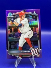 Ethan Petry 2025 Bowman Draft Chrome Purple Refractor /250 #BDC-151 Nationals