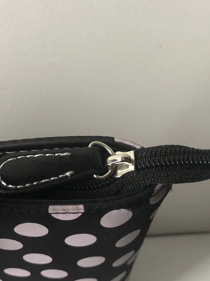 Bolso de hombro mediano Kate Spade New York negro y lila lunares Foto 4 de 4