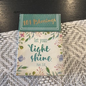 101 Blessings Let Your Light Shine Matthew 5:16 A Box Of Blessing Cards New