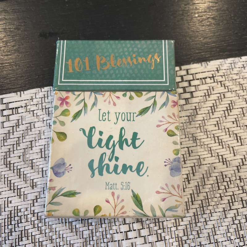 101 Blessings Let Your Light Shine Matthew 5:16 A Box Of Blessing Cards New