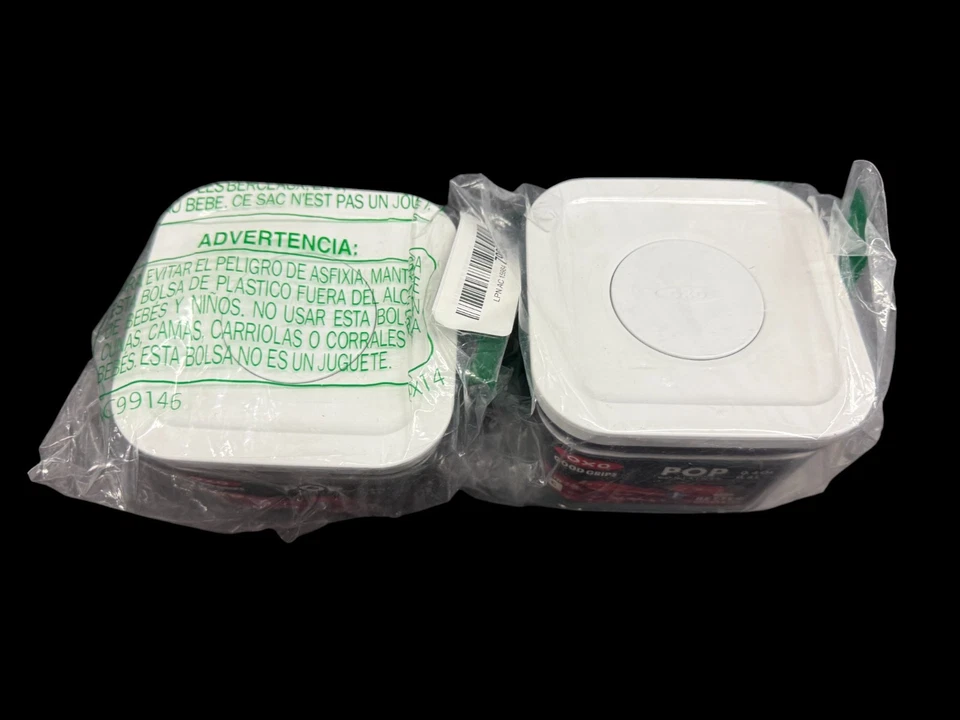 OXO Good Grips POP Mini Contenedores 0.4 Qt Juego de 2 - Bolsa Abierta, Nuevo Foto 2 de 2