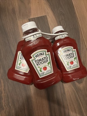 Heinz Tomato Ketchup Squeeze Bottles (44 oz. 3 ct.)~Best By 1 Year~Fast Shipping