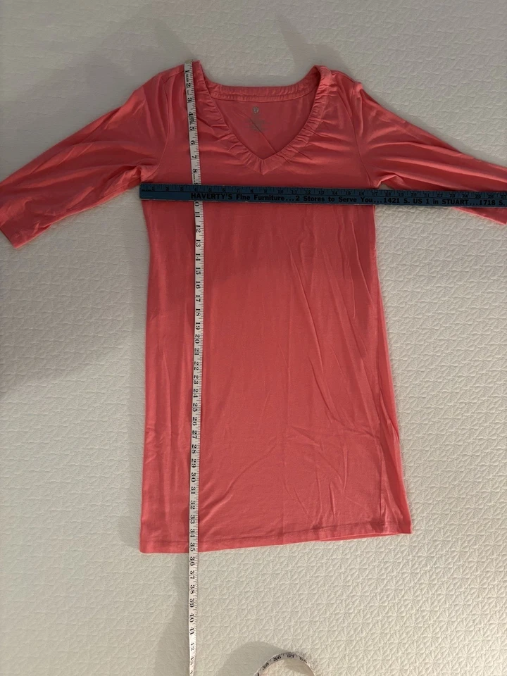 Dearfoams Camisón/Camisa de Manga 3/4 Algodón - Mediana Foto 4 de 4