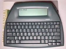 Alphasmart Neo Word Processor w/USB Cord, CDs, Manuals Tested Works