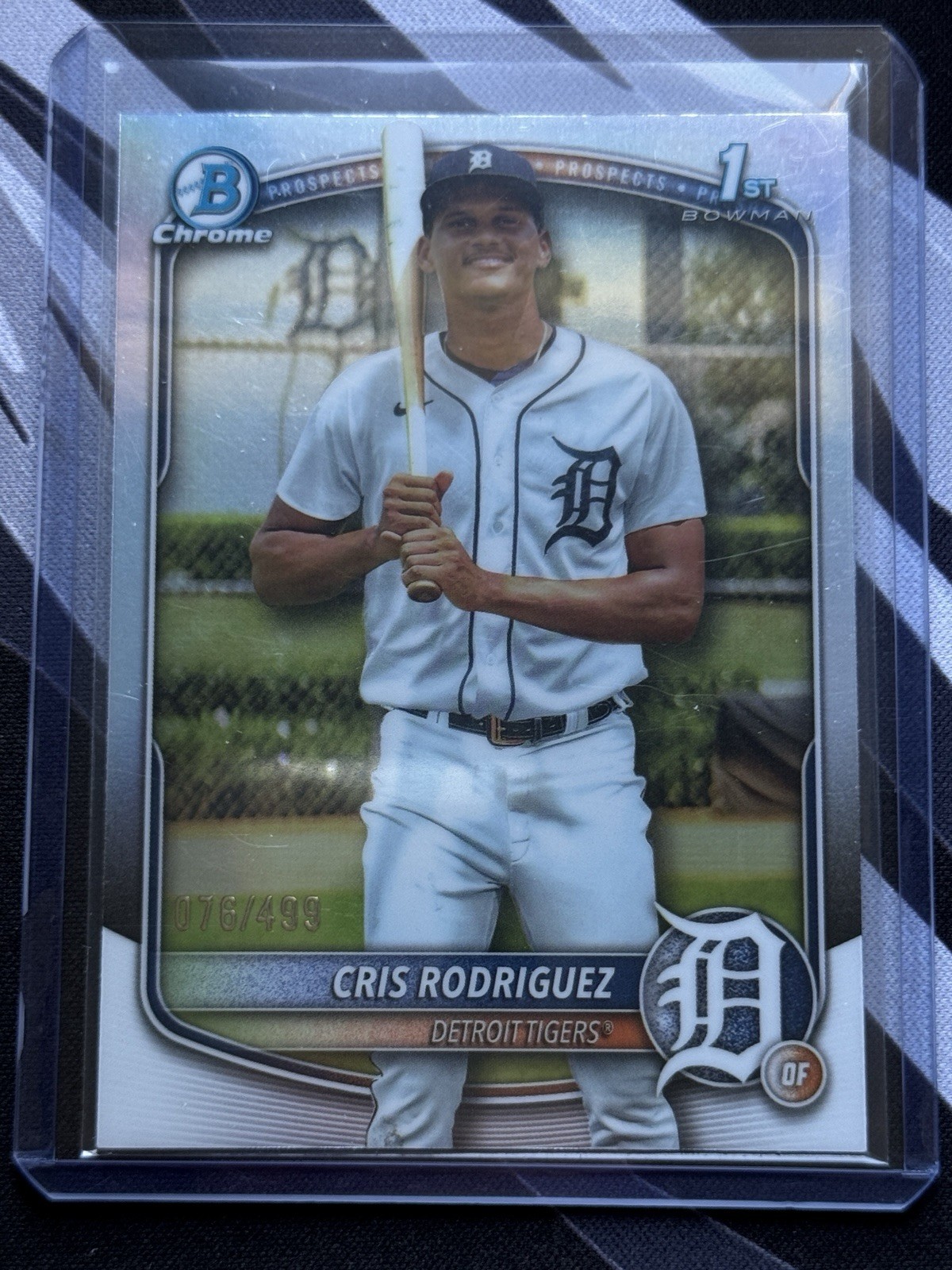 2025 Bowman Cris Rodriguez Refractor /499 Tigers Chrome 1st