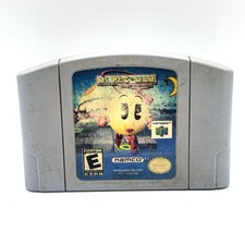 Ms. Pac-Man Maze Madness Nintendo N64 Authentic Tested And Working
