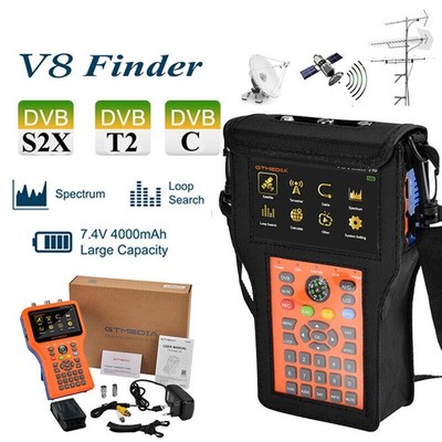 GTMEDIA V8 Finder Pro 1080P DVB-S/S2/T/T2/C Combo Messgerät Satfinder Digital HD