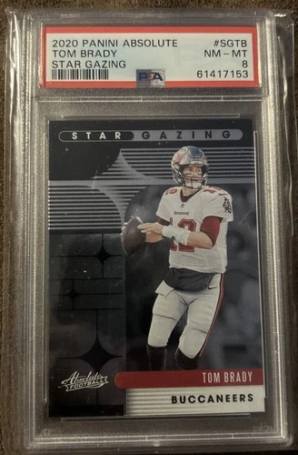 2020 Panini Absolute - Star Gazing Tom Brady #SG-TB PSA 8