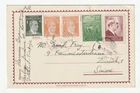 TURKEY 4 stps 4 1/2 Kc stationery postcard ISTANBUL 31/5/1948 to Switzerland