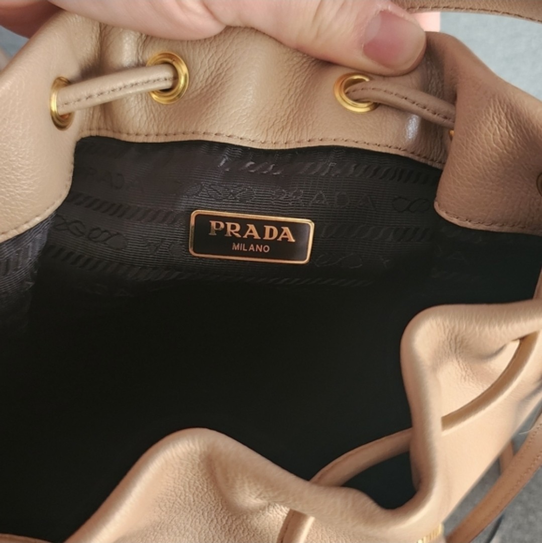 Authentic Prada Duet Bucket Drawstring Crossbody … - image 5