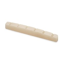 StewMac Slotted Unbleached Bone Nut, for Fender, Flat Bottom, 9-1/2" Radius...