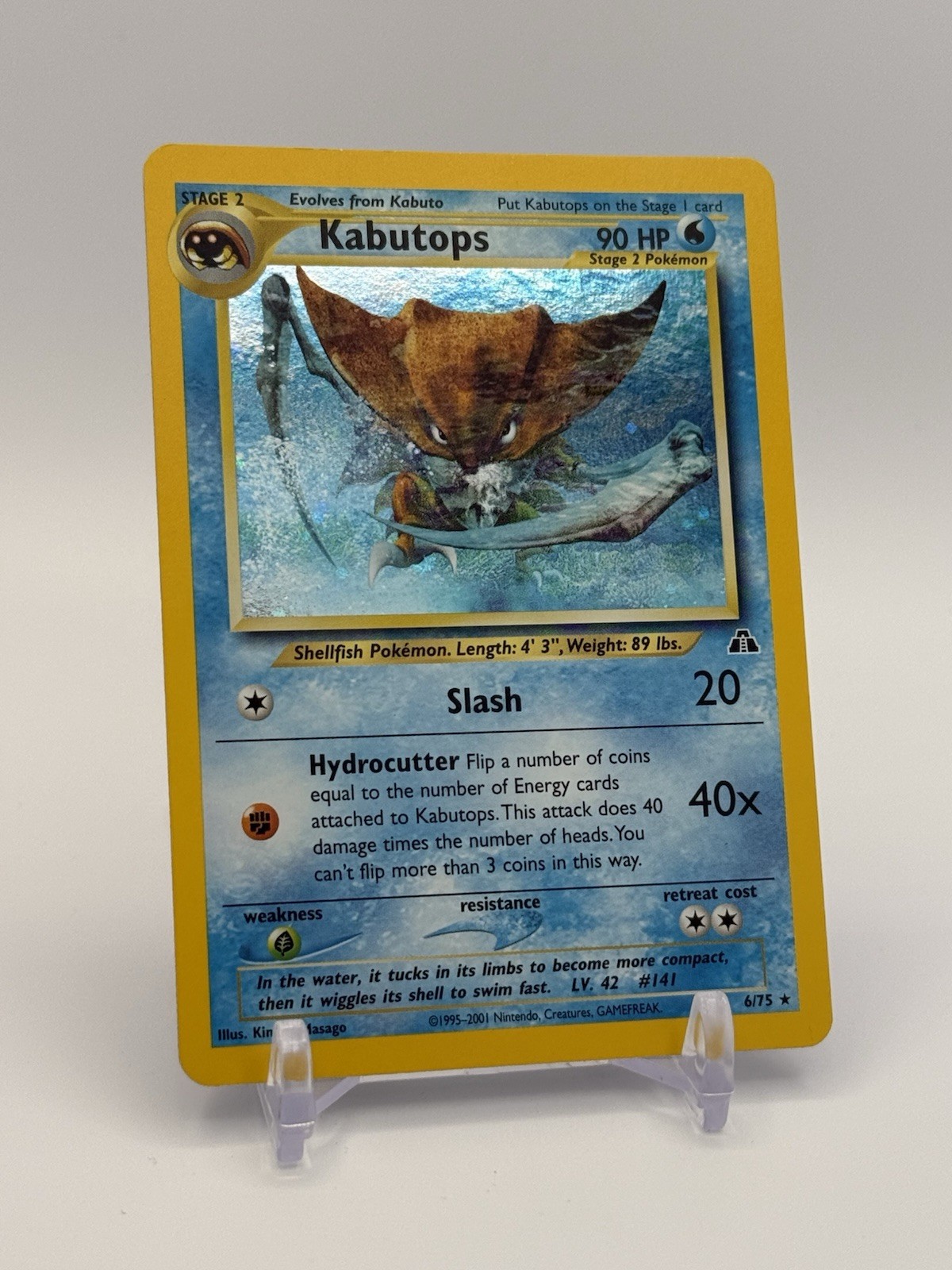 Kabutops 6/75 Neo Discovery Holo NM Pokemon Card