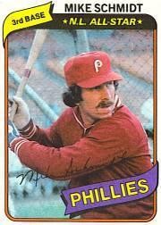 Mike Schmidt #6 1980 Topps Burger King Phillies card