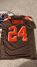 Nick Chubb Cleveland Browns Signed Custom Jersey JSA COA Autographed 