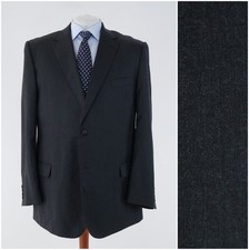 Mens Dark Grey Blazer 48L US Size LAPIDUS Wool Sport Coat Jacket
