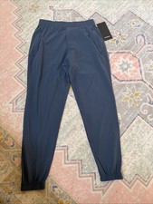 Lululemon Men's Size M Surge Performance Jogger Ankles Zip Pants New Blue Macb