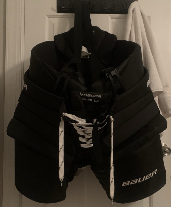 BAUER PRO SERIES GOALIE PANTS XXL BLACK HOCKEY