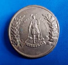 VIRGINIA CIVIL WAR CROSS BELT PLATE OLDER REPRODUCTION SIC SEMPER TYRANNIS
