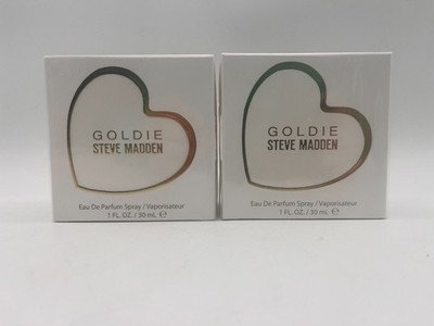 2x STEVE MADDEN GOLDIE EAU DE PARFUM SPRAY FOR WOMEN 1 FL OZ EACH SEALED MR 1198
