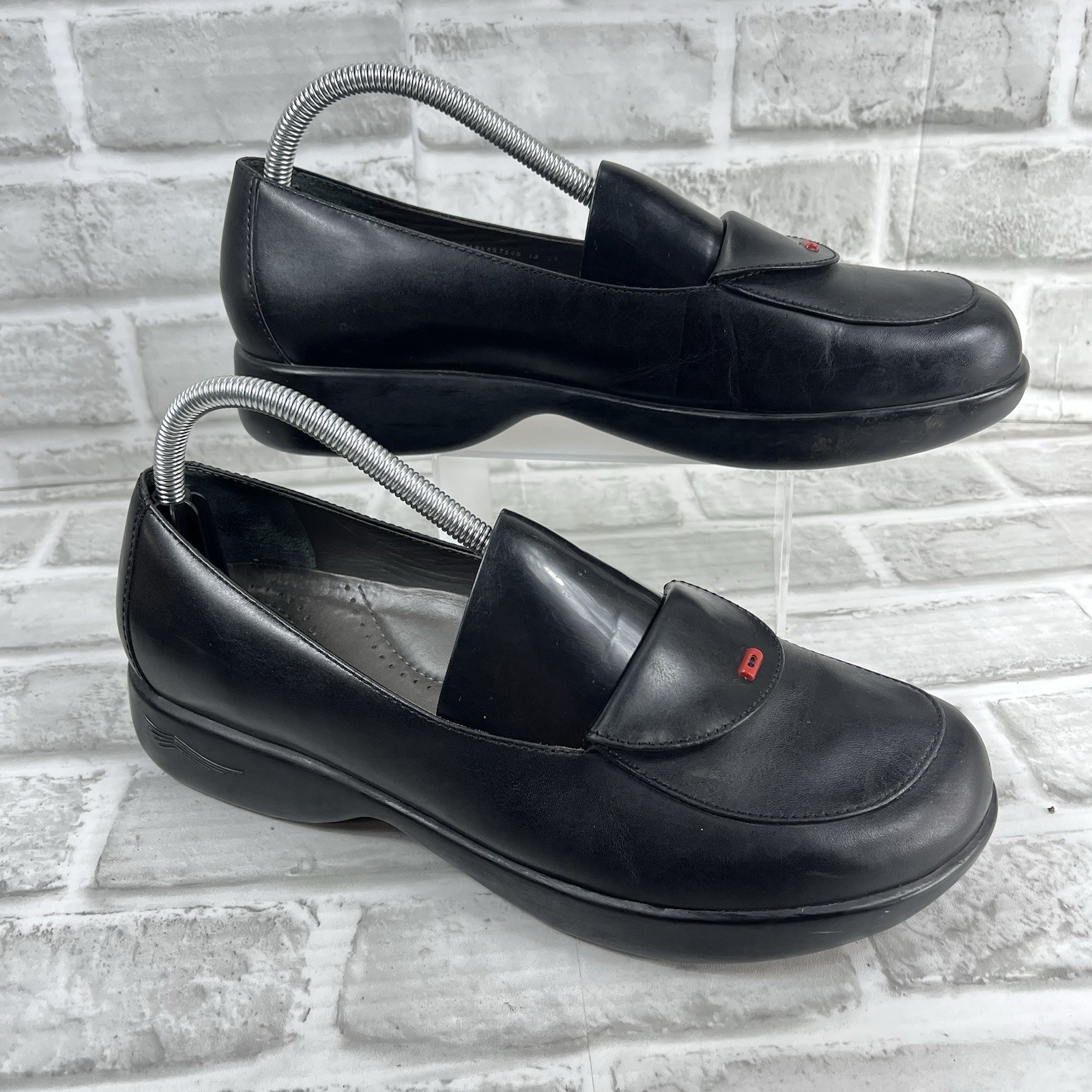 SAOLA Mocassini comodi Dansko Desiree donna taglia 41 10 5 11 in pelle nera suola flessibile