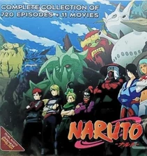 Naruto & Naruto Shippuden COMPLETE SERIES DVD - Episode 1-720 & 11 Movies 