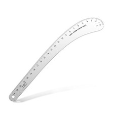 Kearing French Curve Ruler 24" Aluminum Pattern Making Sewing Quilting Design