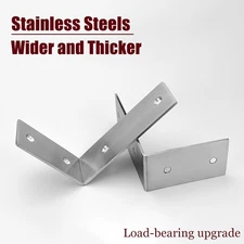 Stainless Steel Corner Brace Joint Angle Brackets Bent L Brackets Square bracket