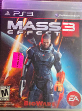 Mass Effect 3 Sony PlayStation 3 PS3 Game, M NTSC-U/C 2012 EA Manual